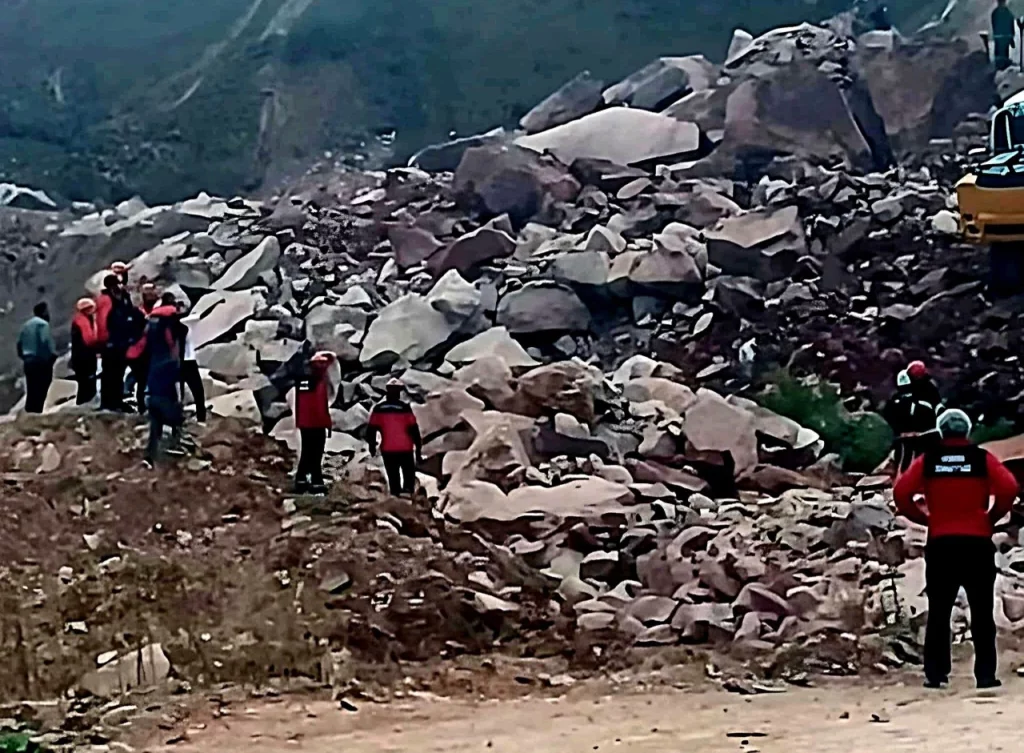 Ordu’da taş ocağında göçük: 1 işçiye halen ulaşılamadı