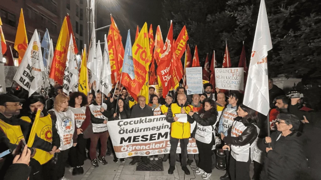 Kadıköy’de ‘MESEM’ eylemi: ‘Tutuklanan 16 genç serbest bırakılsın’