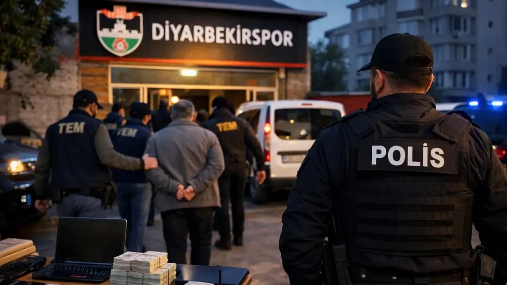 Bahis operasyonu: Bir futbol kulübüne el konuldu